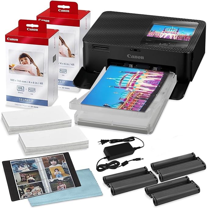 Canon Selphy CP1500 Wireless Compact Photo Printer